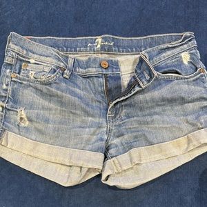 7 for all Mankind Size 29 Jean shorts